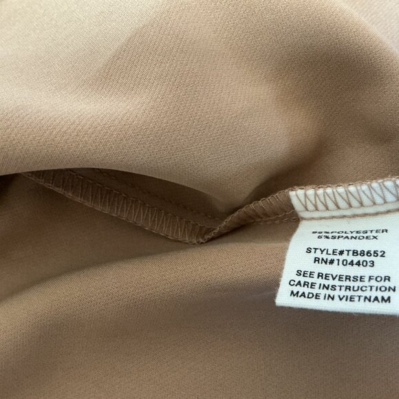 LADIES MEDIUM BLAZER/COLOR KHAKI/Made By MINE/NWT - Picture 7 of 12